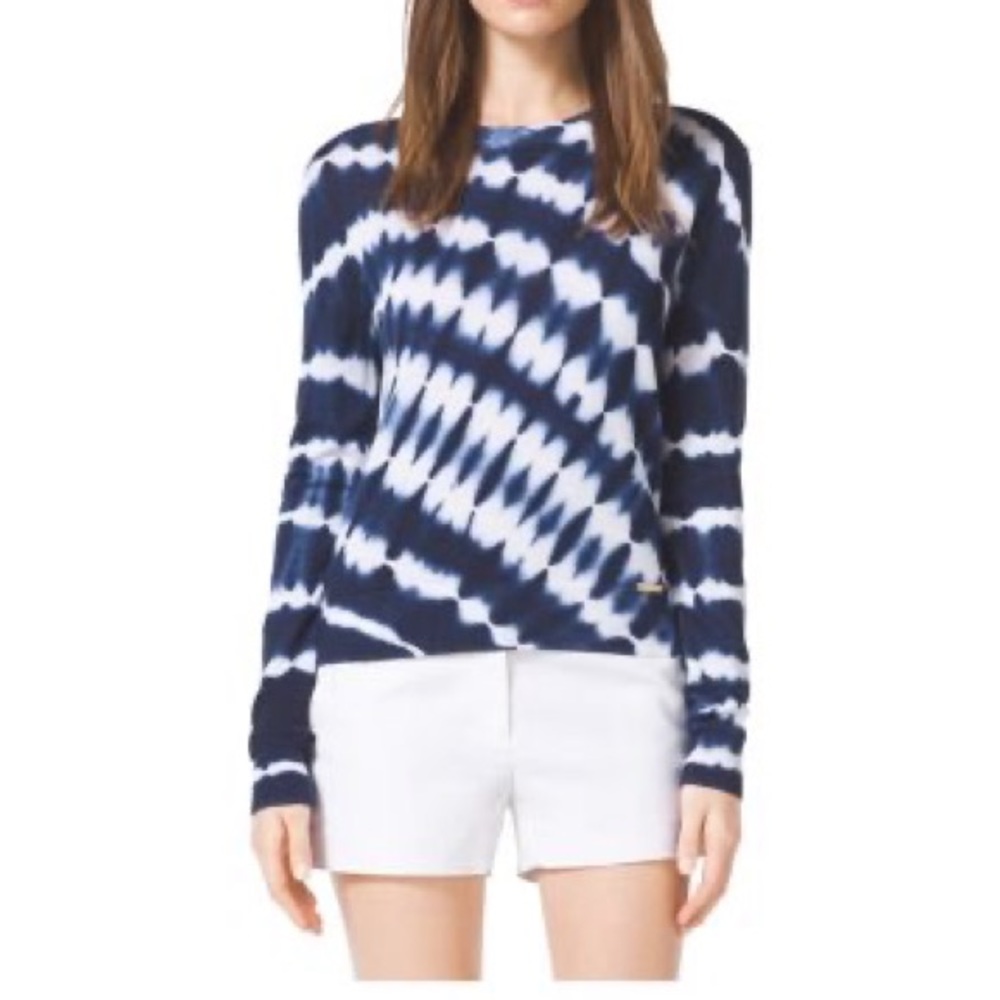 💎Michael Kors Designer Tie Dye Crewneck Knit Sweater - Picture 2 of 5